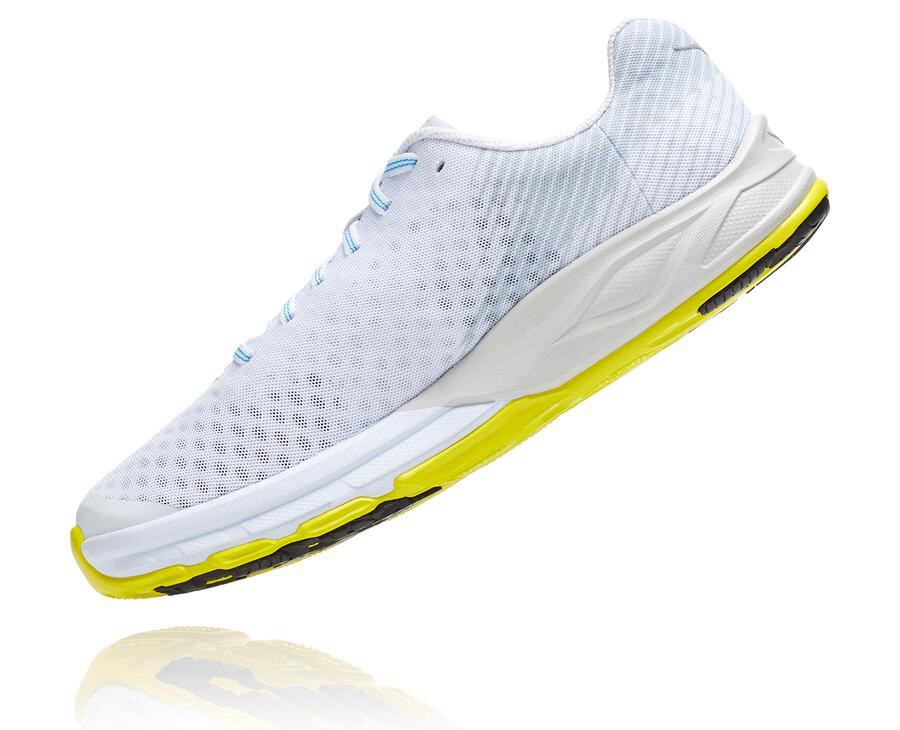 Hoka Australia One One EVO Carbon Rocket - Mens Running Shoes White - PDRCN-5083